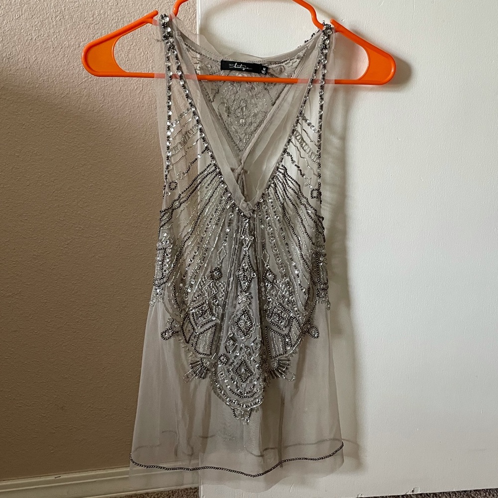 Bke boutique sheer blouse